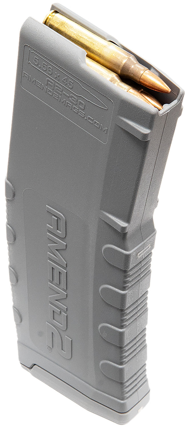 Amend2 556MOD2GRY30 MOD-2 30rd 223 Rem/5.56x45mm NATO Compatible w/ AR-15/M16/M4 Gray Polymer
