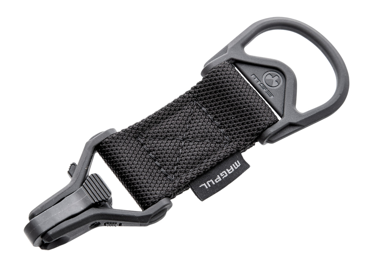 Magpul MAG516BLK MS1/MS3 Sling Adapter made of Steel with Black Melonite Finish, Polymer Hardware, Nylon 1.25" Webbing & Two to One-Point Design for AR-15, M4 & M16