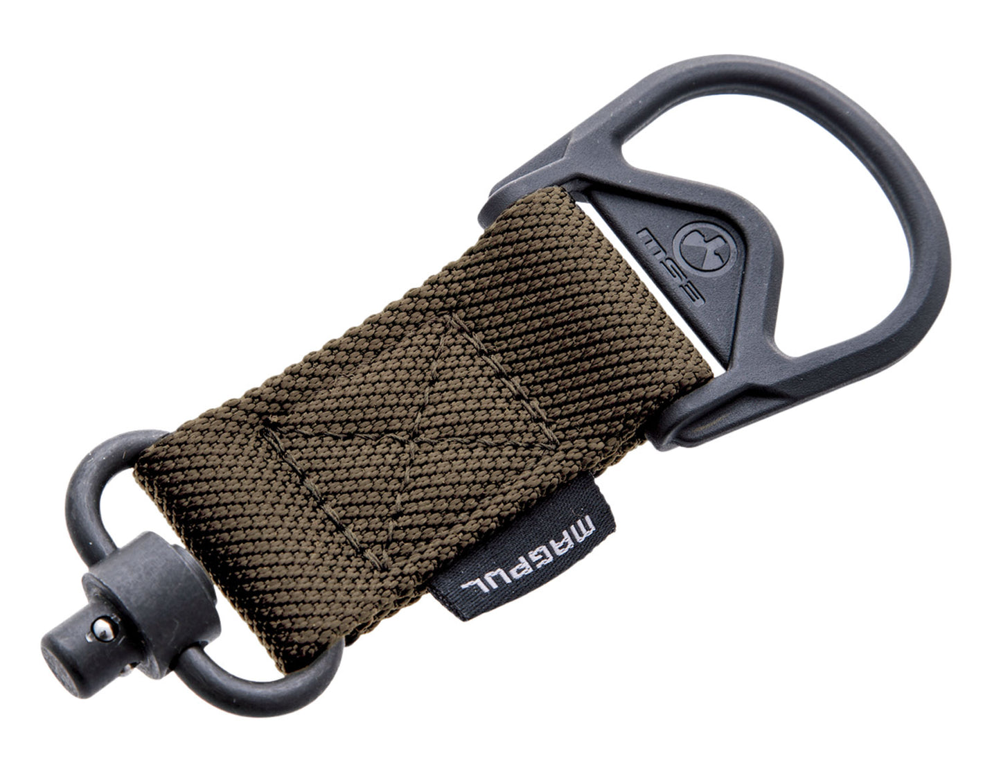 Magpul MAG517COY MS1/MS3 QD Sling Adapter made of Steel with Maganese Phosphate Coyote Finish, Polymer Hardware, Nylon 1.25" Webbing & Two to One-Point Design for AR-15, M4, M16, AK-Platform & AKM