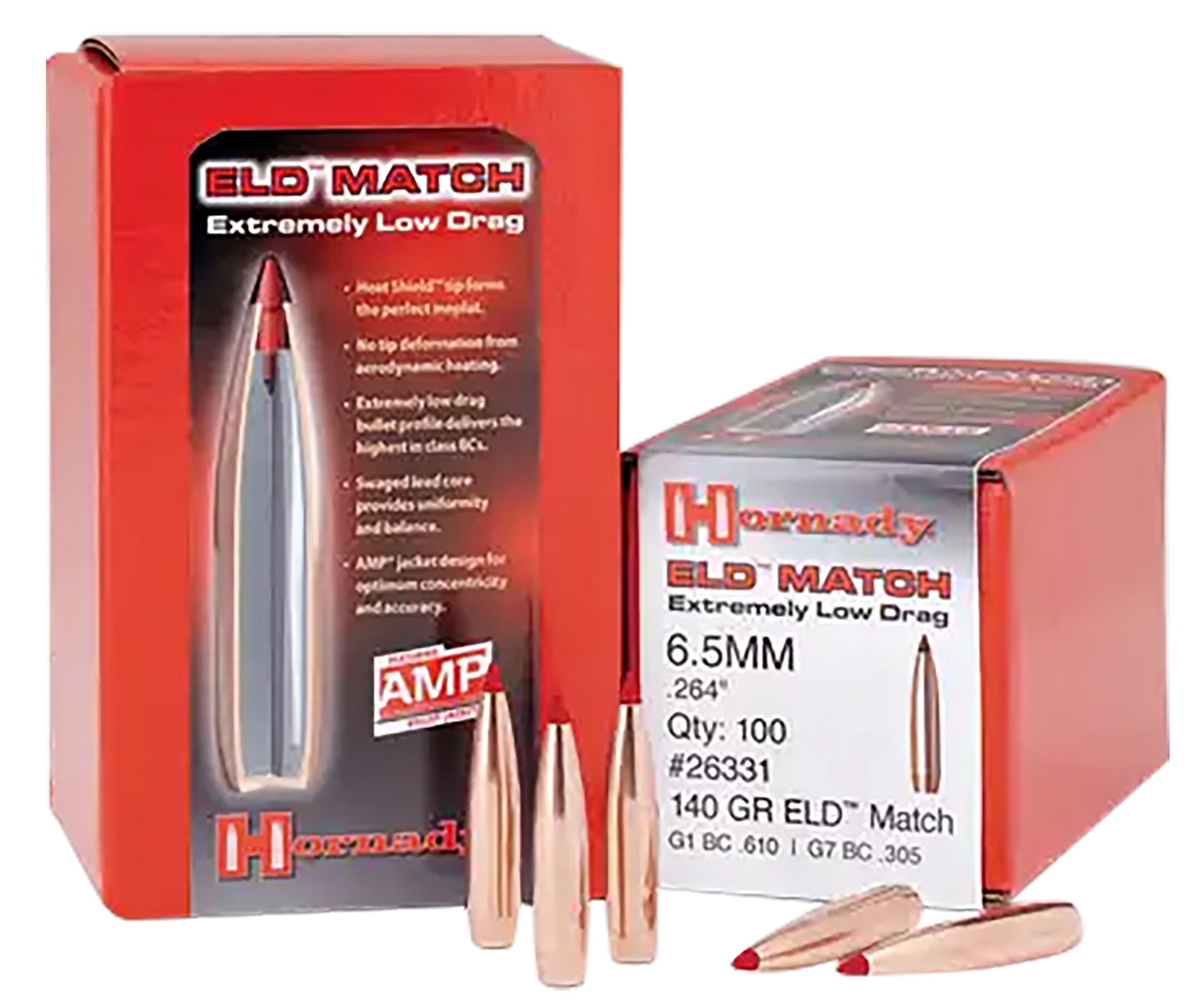 Hornady 28403 ELD Match 7mm .284 162 gr Extremely Low Drag Match 100 Per Box/ 15 Case