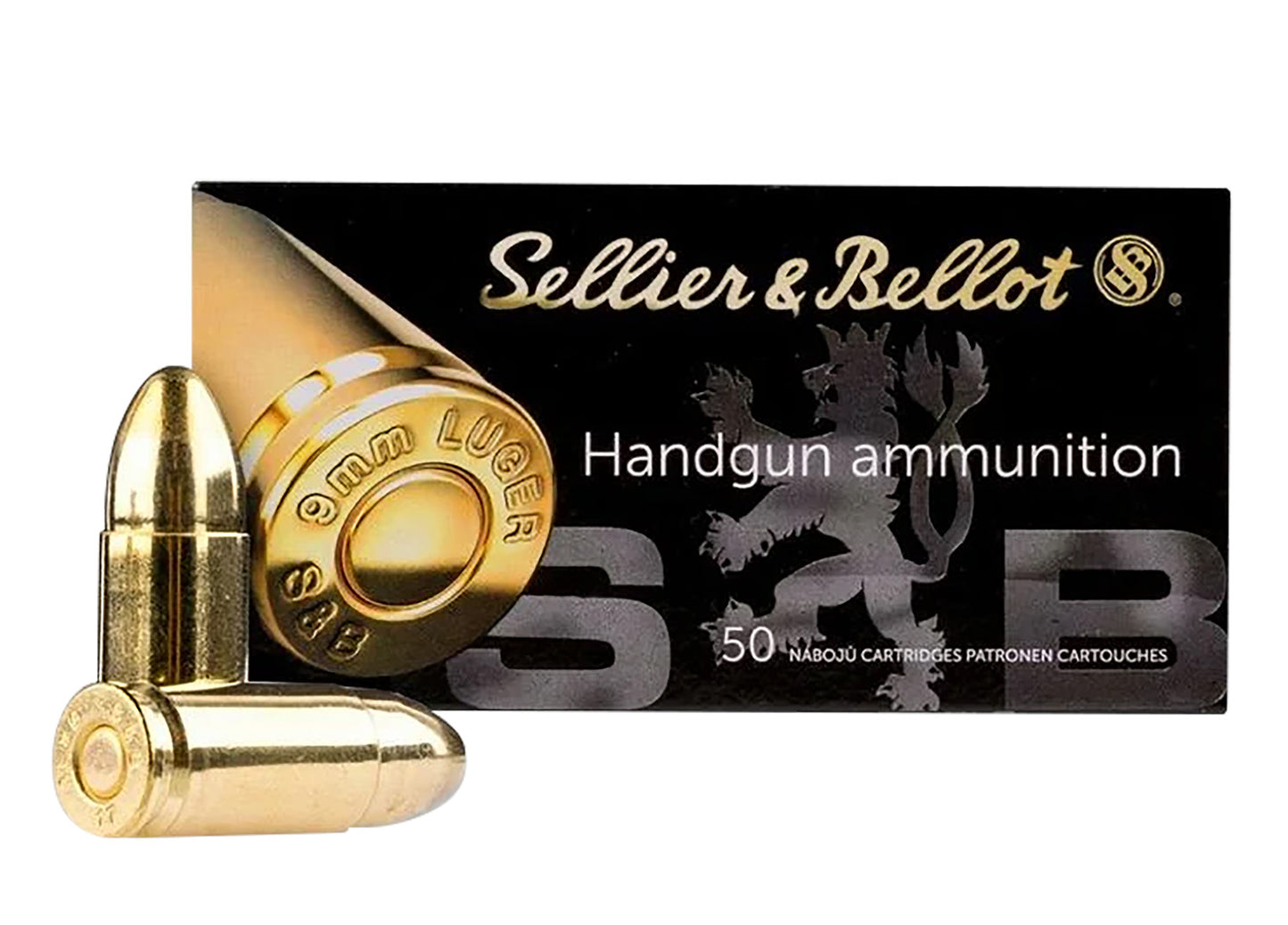 Sellier & Bellot SB9NATO Handgun 9mmLuger 124gr Full Metal Jacket 50 Per Box/20 Case