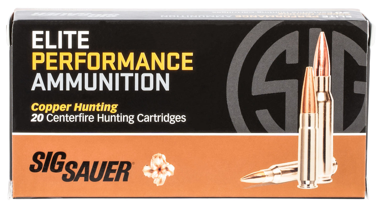 Sig Sauer E243H120 Elite Copper Hunting 243Win 80gr Copper Solid 20 Per Box/10 Case