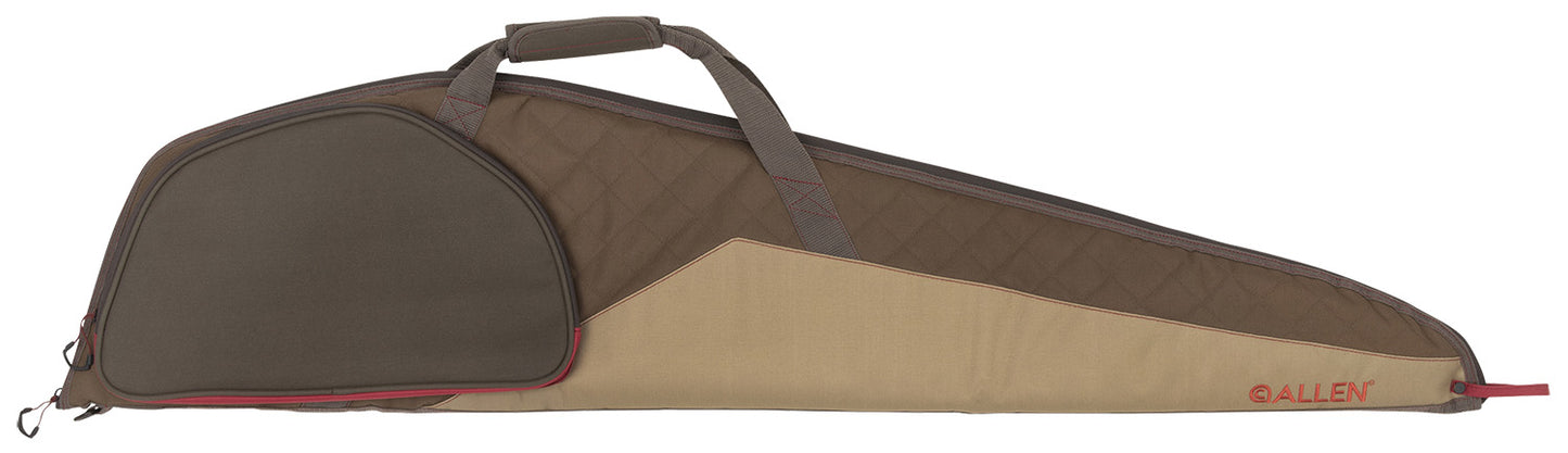 Allen 63646 Huntsman Rifle Case 46" Brown/Taupe Endura with Foam Padding, Accessory Pocket, Lockable & Padded Handle