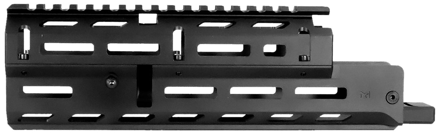 Aim Sports MMAK03 Handguard Medium & Drop-in, M-LOK 2-Piece Style Made of 6061-T6 Aluminum with Black Anodized Finish for AK-47