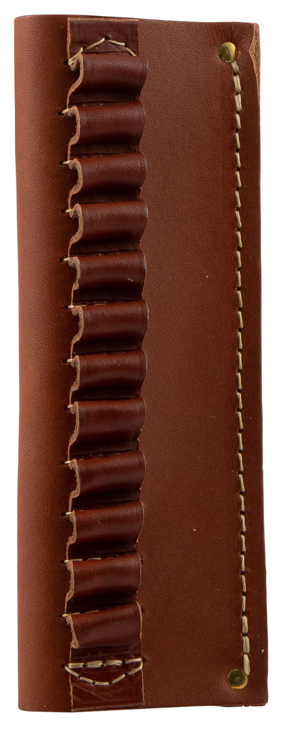 Hunter Company 0538 Cartridge Belt Slide Chestnut Tan Leather 38 Cal 12rd Pistol 2"