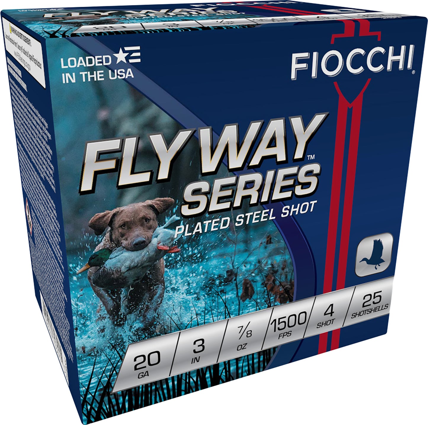 Fiocchi 203ST4 Flyway 20Gauge 3" 7/8oz 4Shot 25 Per Box/10 Case