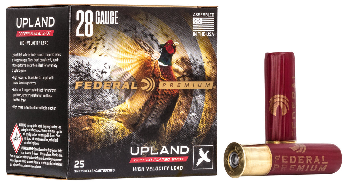 Federal P28375 Premium Wing-Shok High Velocity 28Gauge 2.75" 3/4oz 7.5Shot 25 Per Box/10 Case