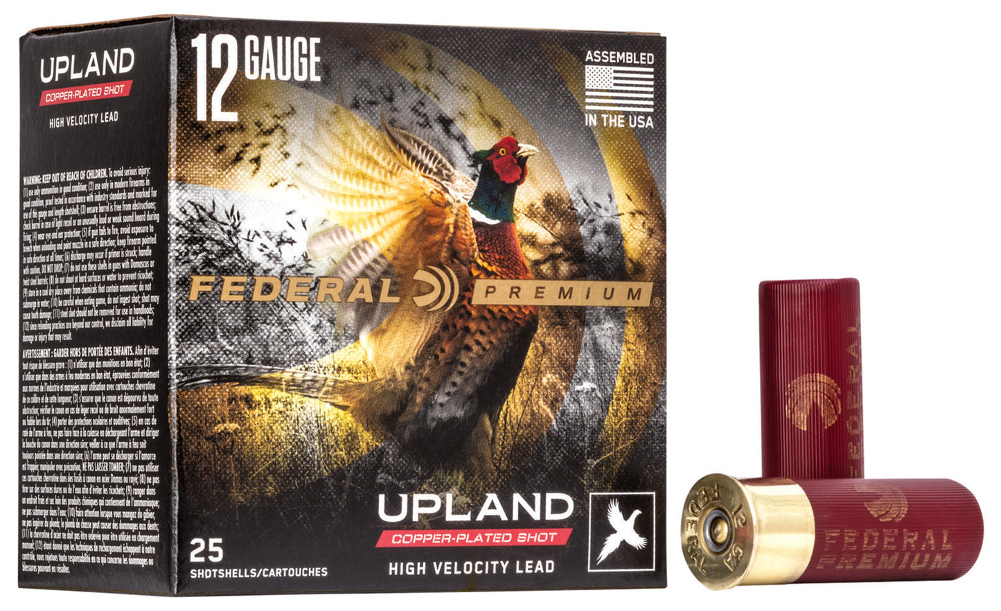 Federal P1384 Premium Wing-Shok High Velocity 12Gauge 2.75" 1 3/8oz 4Shot 25 Per Box/10 Case