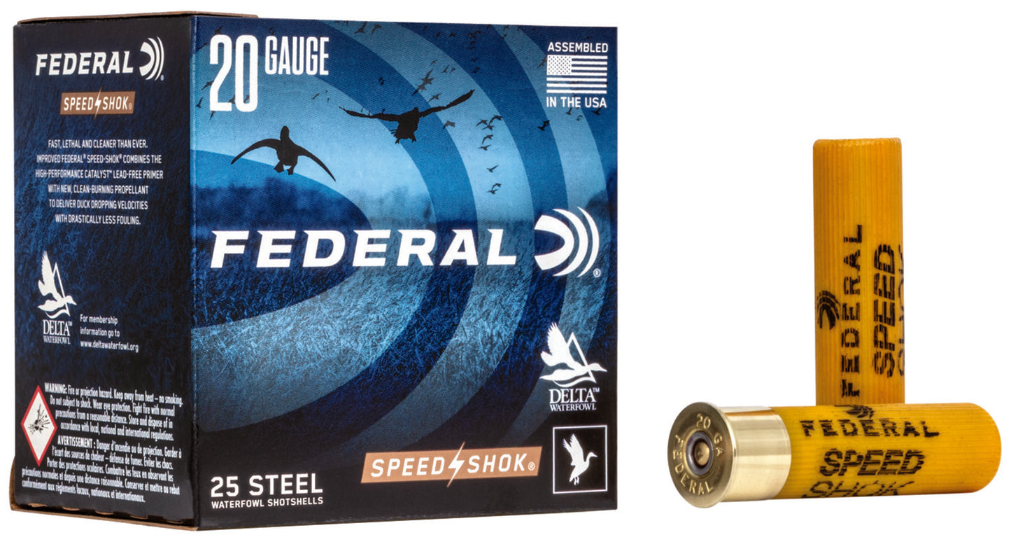 Federal WF2094 Speed-Shok 20Gauge 3" 7/8oz 4Shot 25 Per Box/10 Case