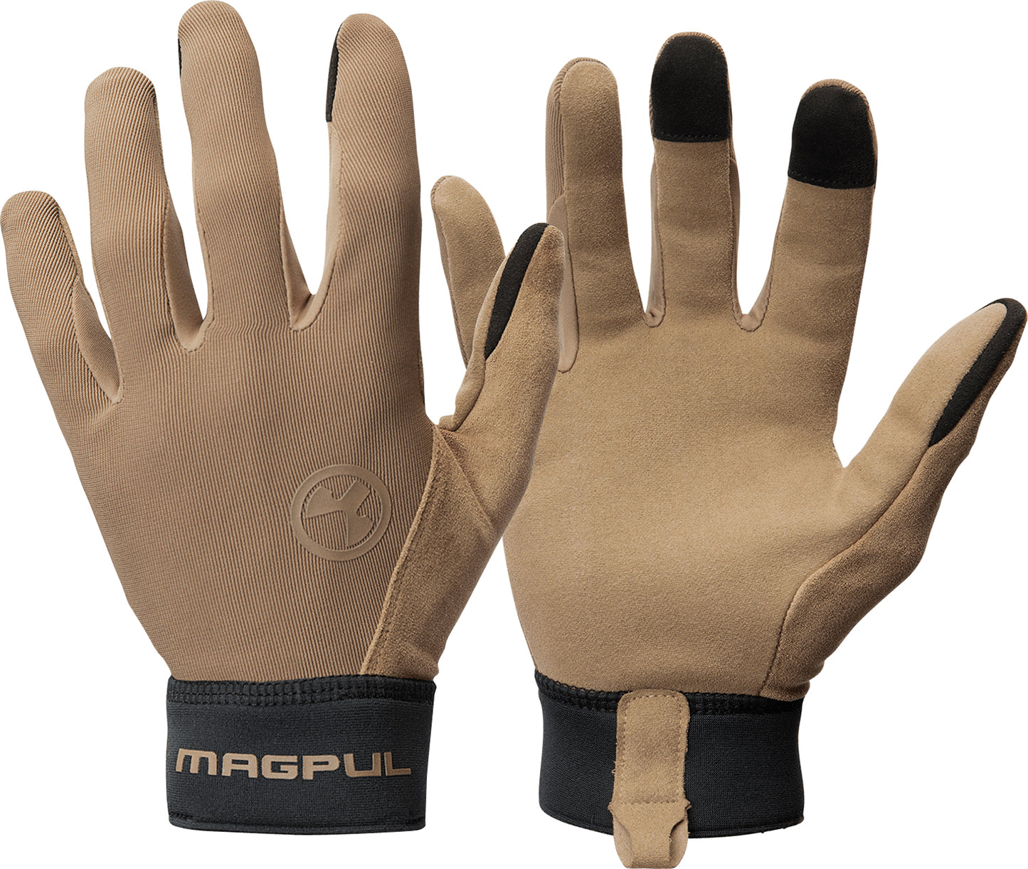 Magpul MAG1014251 Technical 2.0 Gloves Coyote Touchscreen Synthetic/Suede Medium