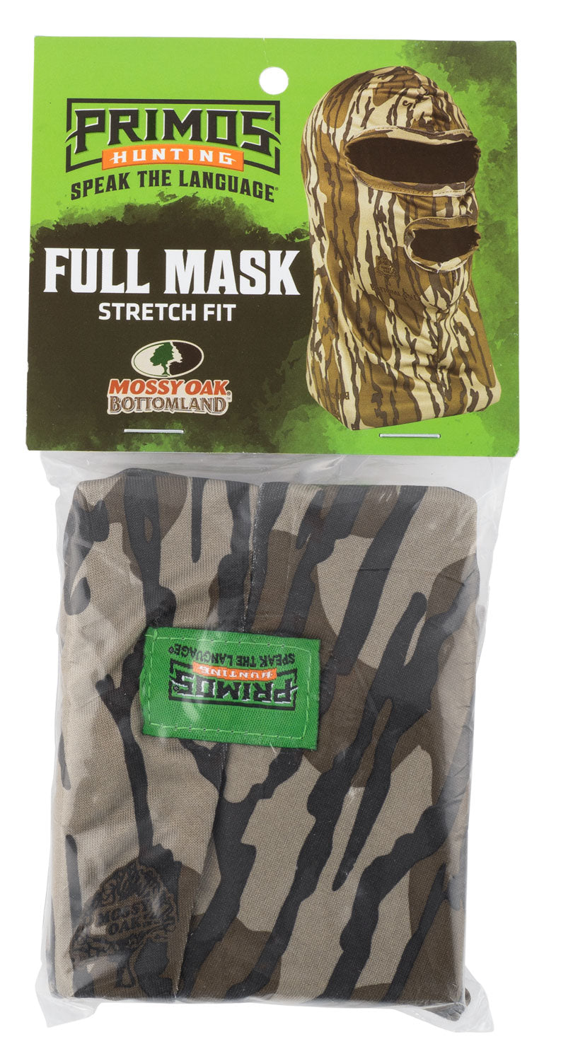 Primos PS6666 Stretch Fit Mossy Oak Original BottomLand Neoprene Full Face Mask OSFA