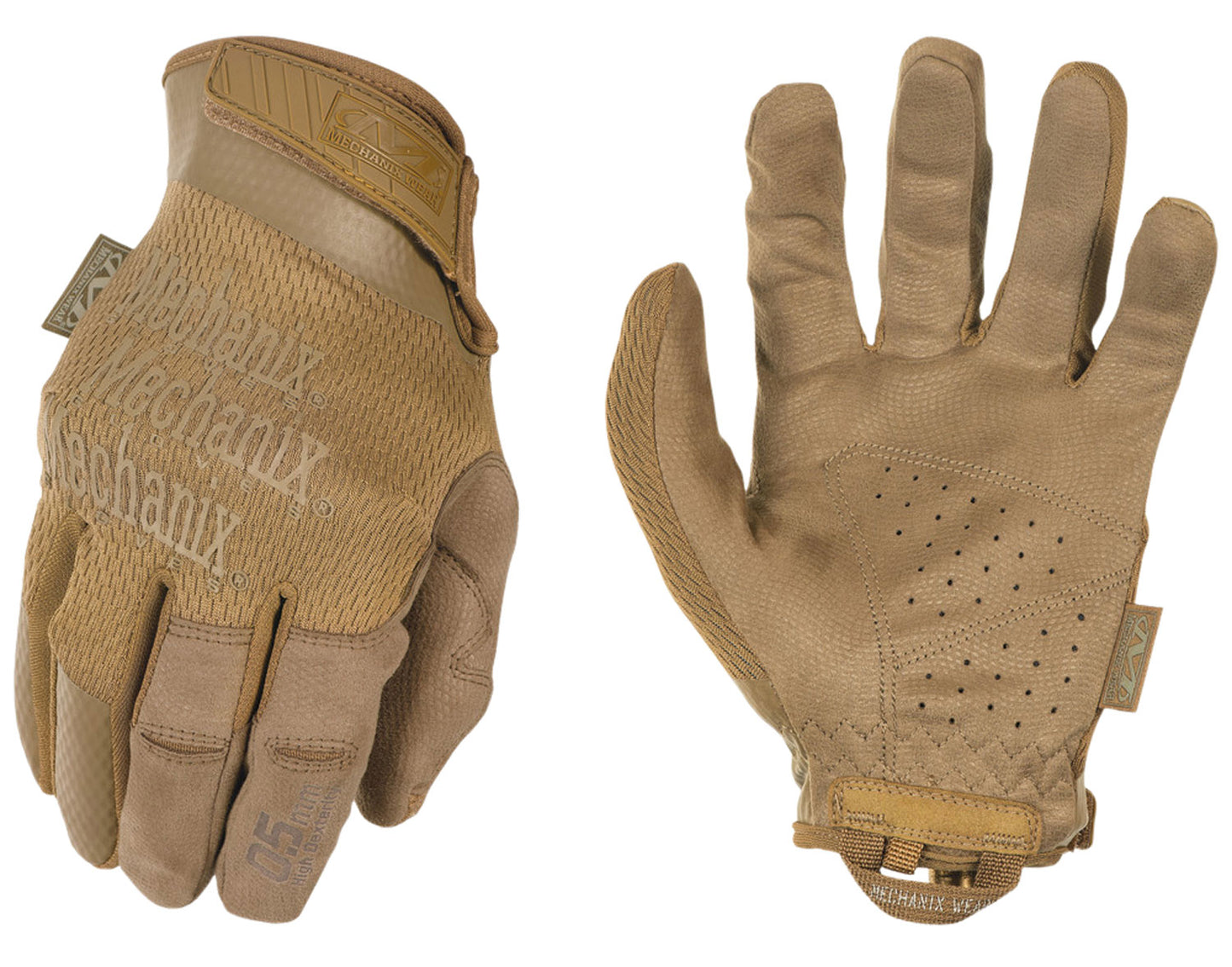Mechanix Wear MSD72012 Specialty 0.5 High-Dexterity Coyote Suede 2XL