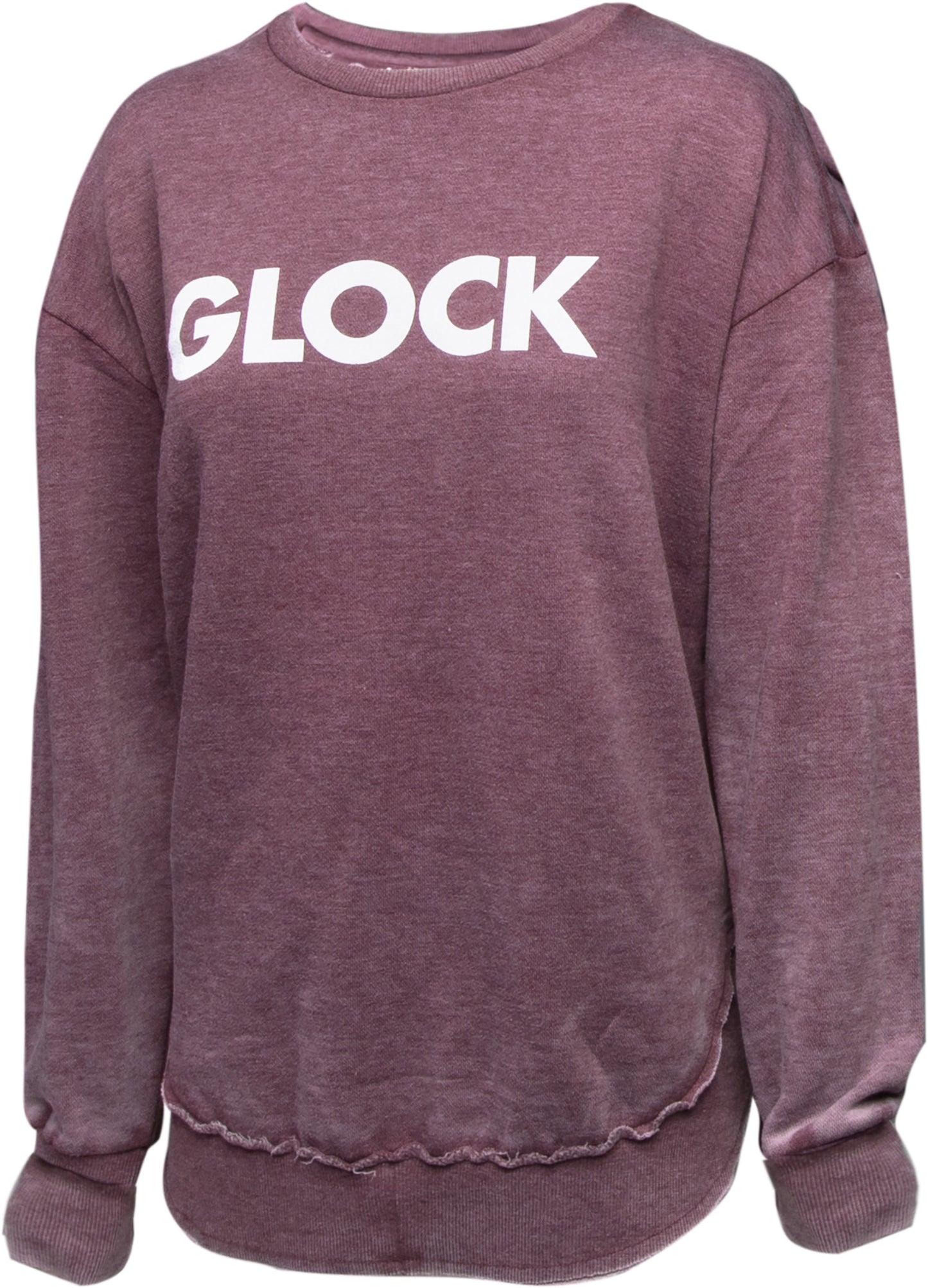 Glock AP95899 Women's Retro Fleece Maroon Long Sleeve XL Cotton/Polyester