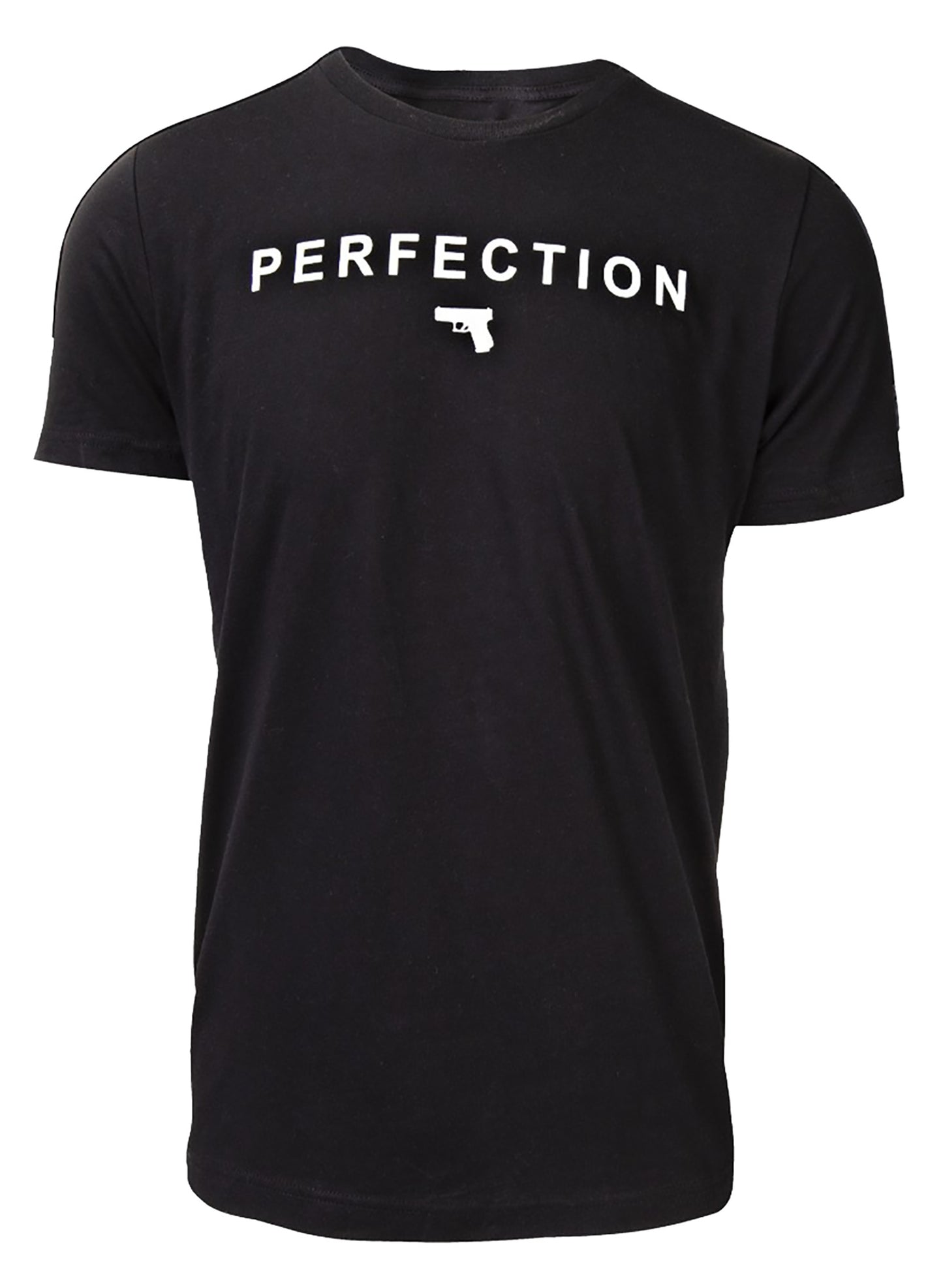 Glock AA75124 Perfection Pistol Black Cotton Short Sleeve Small