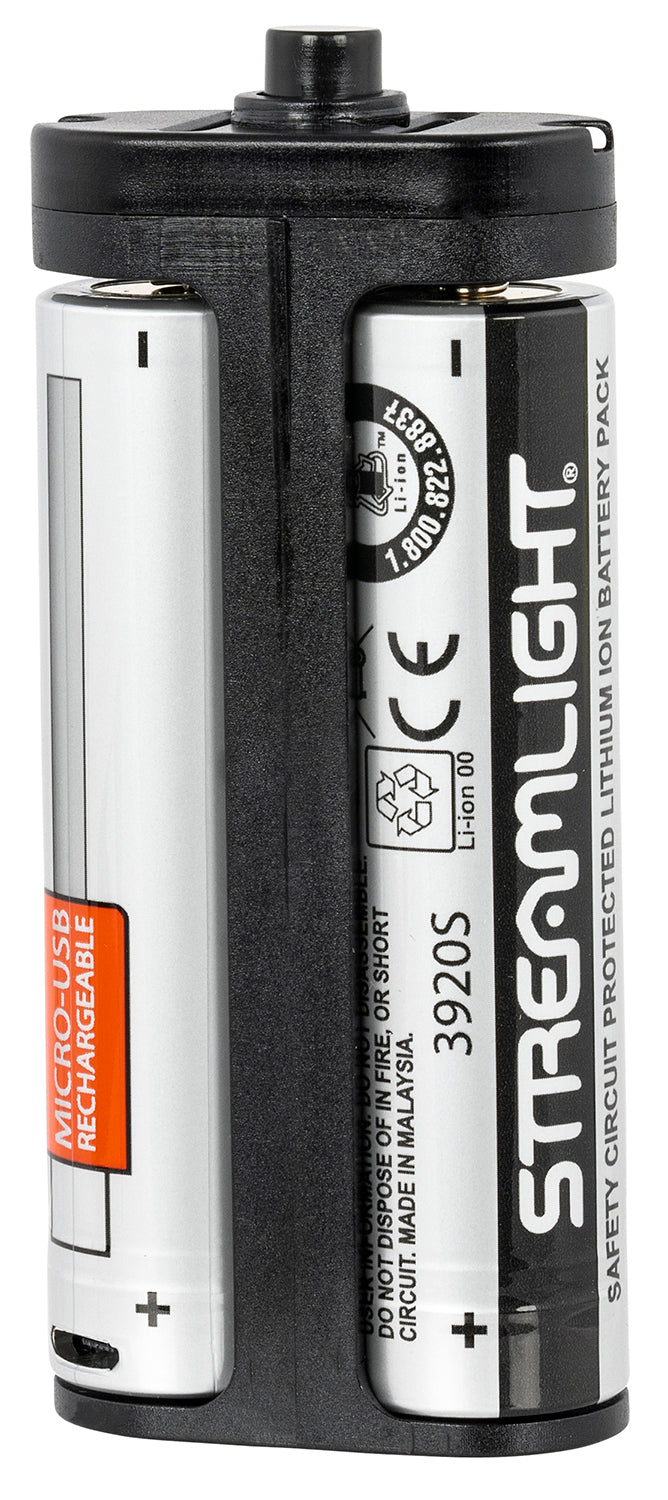 Streamlight 78105 Stinger 2020 Battery Pack Black/Silver 3.7 Volts 2,600 mAh (2) Single Pack
