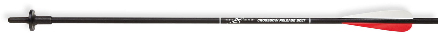Carbon Express 55604 Crossbow Release Bolt Black/Red 22" Carbon Fiber 1
