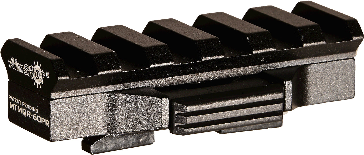 AimShot MTMQR60PR Quick Release M-Lok Adapter Picatinny Rail Black Anodized