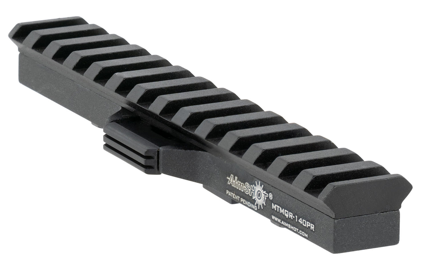 AimShot MTMQR140PR Quick Release M-Lok Adapter Picatinny Rail Black Anodized