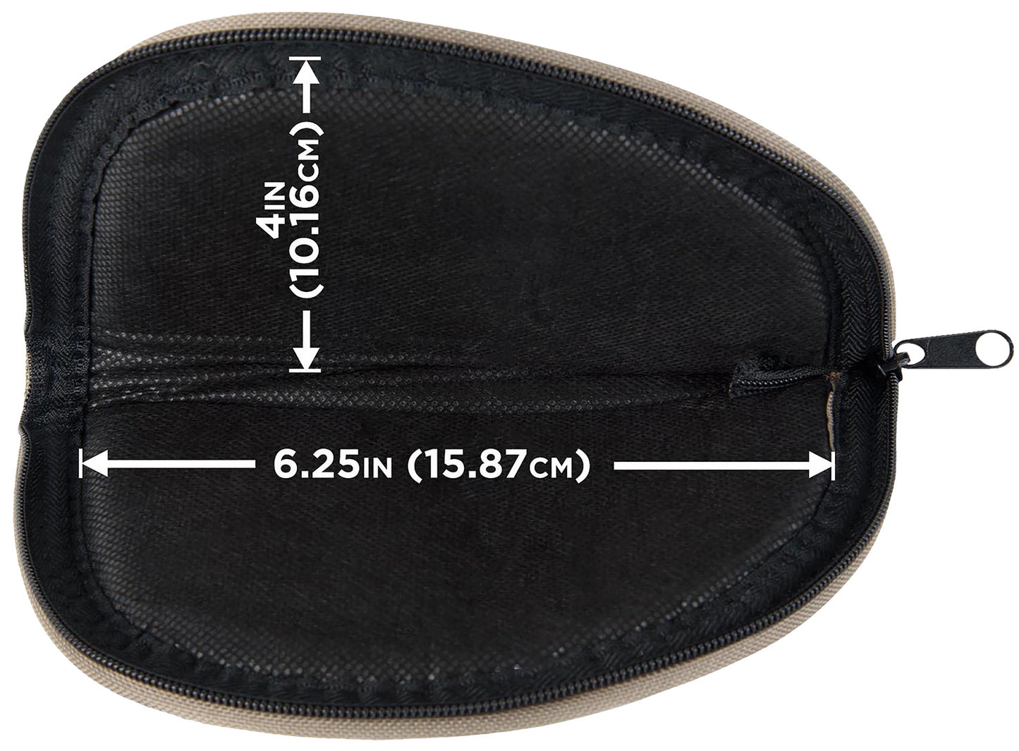 Allen 728 Pistol Case 8" Long Green Earth Tone Holds Handgun Endura