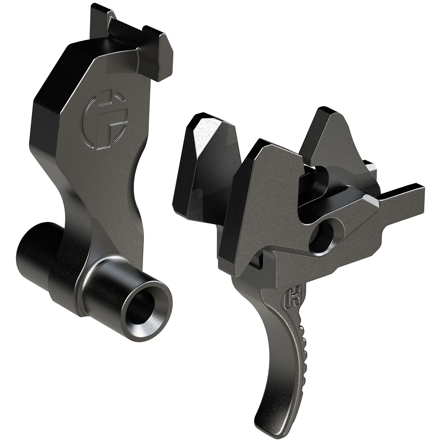 Hiperfire XAKM1 Xtreme AK Mark-1 Single-Stage Curved Trigger w/ 2 lbs Draw Weight & Black Maganese Phosphate Finish