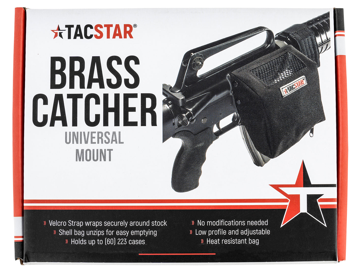 Lyman 1081245 Universal Brass Catcher Black Canvas Velcro Mount