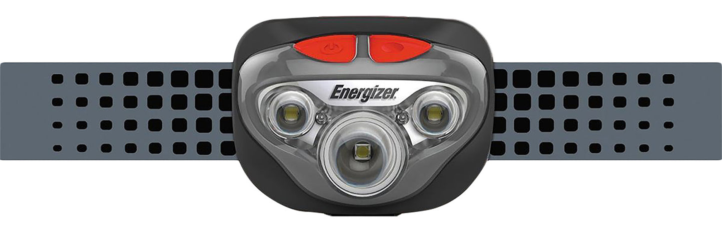 Energizer HDDIN32E Vision HD+ Focus 45/400 Lumens Red/White LED Bulb Gray 85 Meters Distance 30 Meters Distance