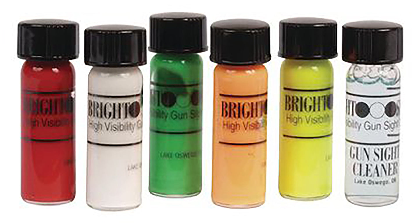 TruGlo TGTG985A Glo???Brite Sight Paint Kit White, Red, Yellow, Green, Orange 5 Per Pkg