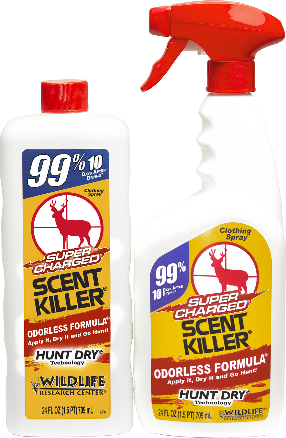 Wildlife Research 559 Super Charged Scent Killer Combo Odor Eliminator, Odorless Scent 24 oz Trigger Spray