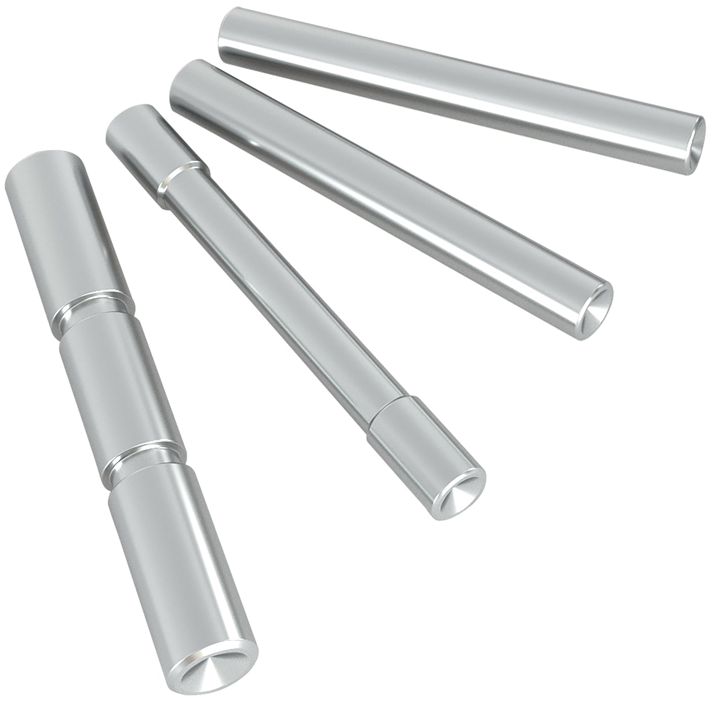 Cross Armory CRG4PSSV 4 Pin Set Silver 4140 Steel for Most Glock Gen4