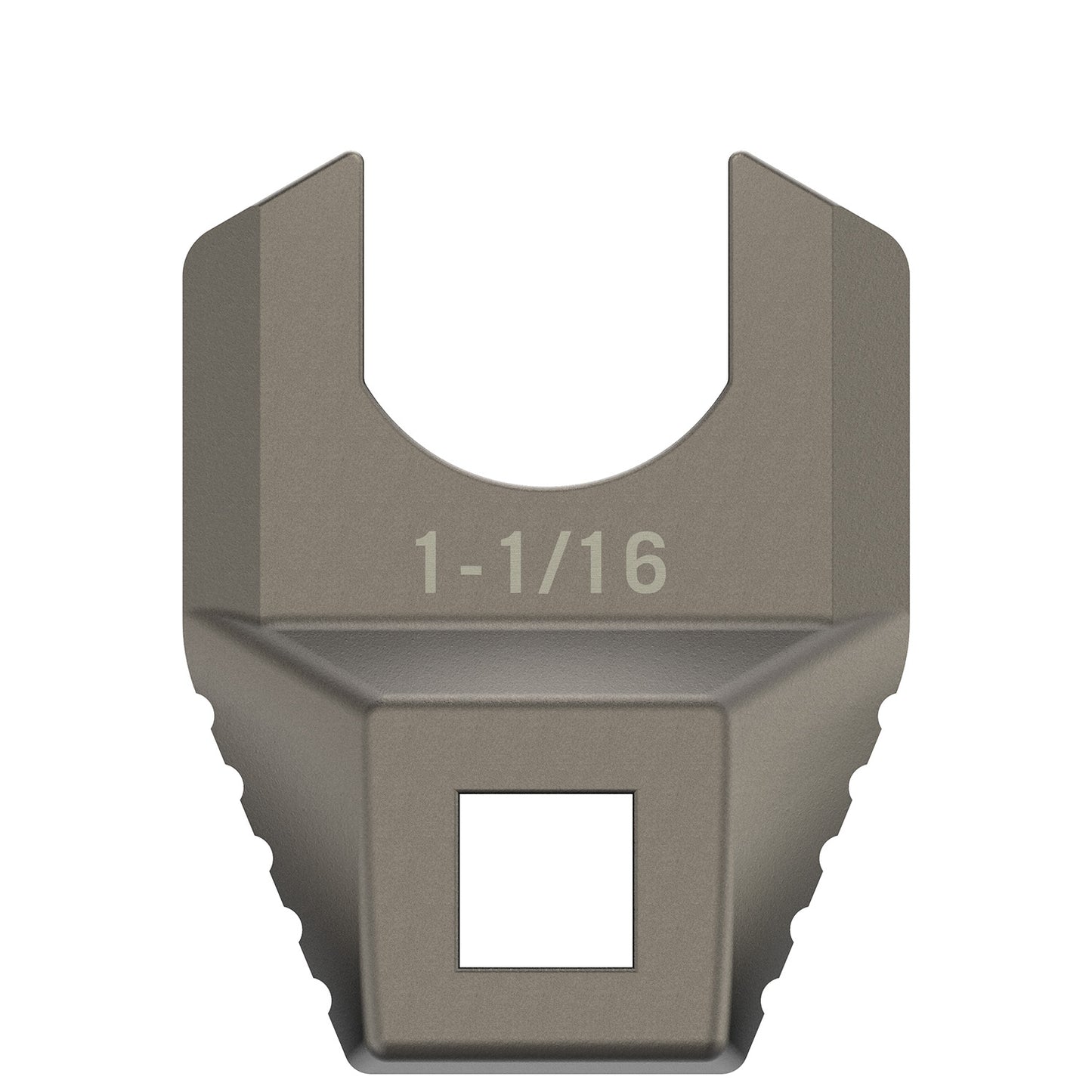 Real Avid AVMF1116BNW Master -Fit Barrell Nut Wrench 1 1/16" Titanium Titanium/Stainless Steel AR-Platform Free-Float Handle