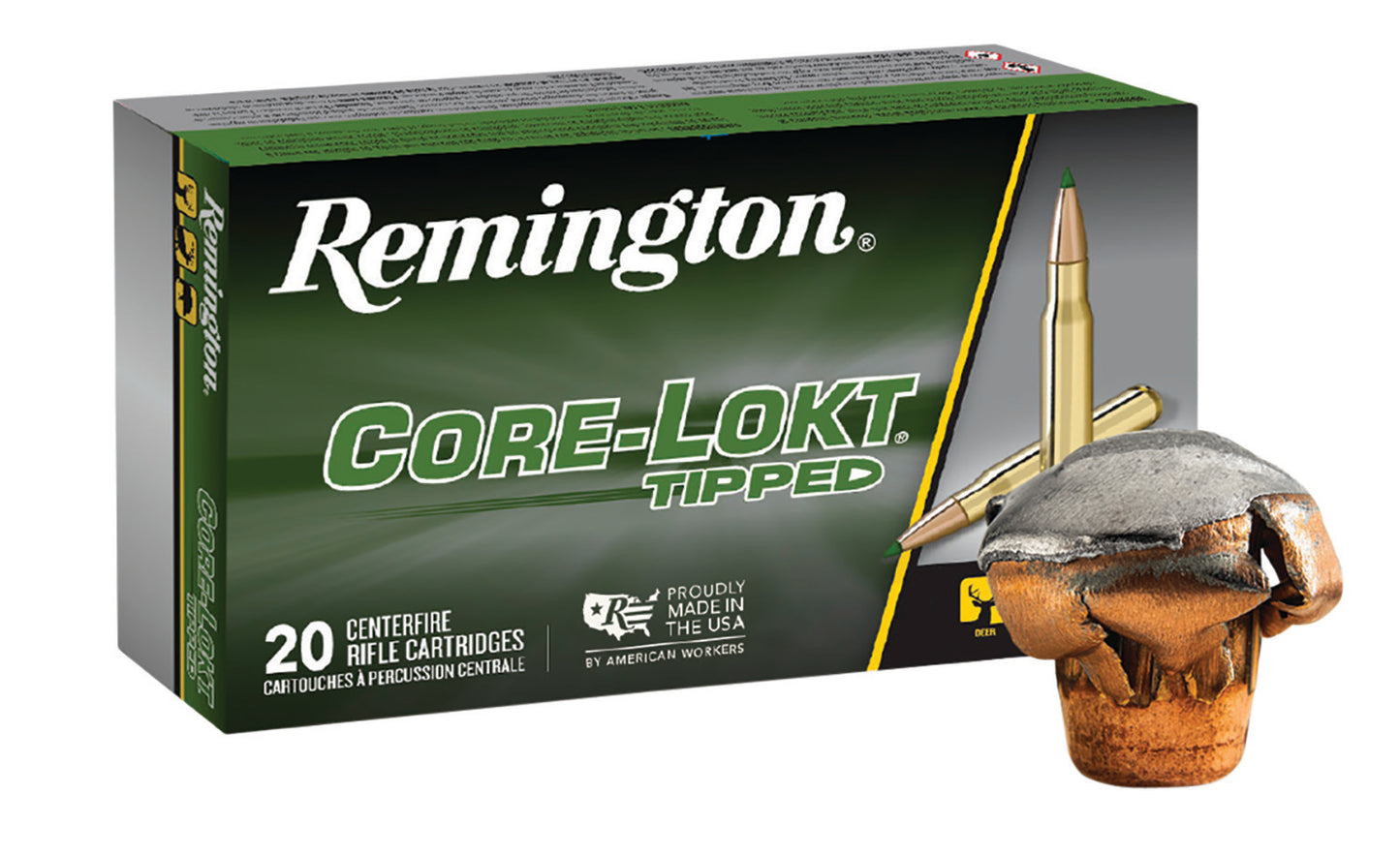 Remington Ammunition 29015 Core-Lokt Tipped 243Win 95gr Core-Lokt Tipped 20 Per Box/10 Case