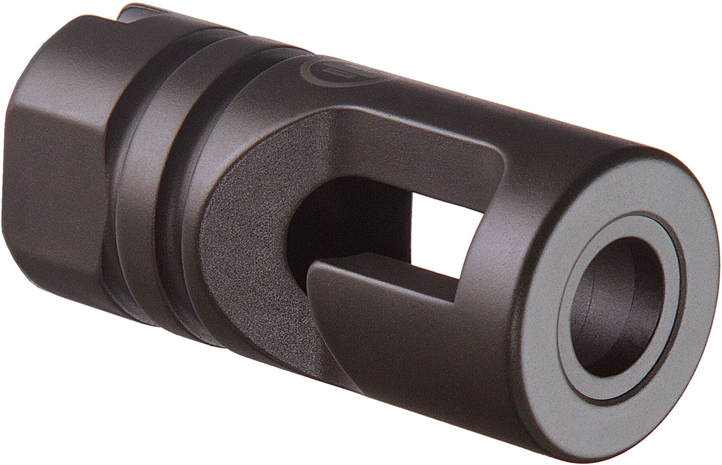 Primary Weapons 3JTC14F1F JTAC 47 Compensator Black 4140 Steel w/M14x1 LH Threads, 2.20" OAL & .900" Diameter For 7.62x39mm/5.45x39mm AR-Platform
