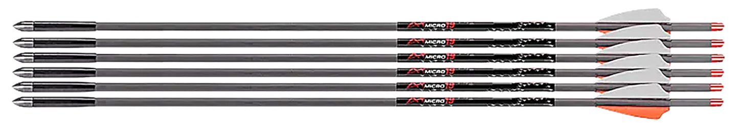 Axe Crossbows AX10003 Axe 440 Axe Bolts Gray/Orange/White 19" 6 Pack