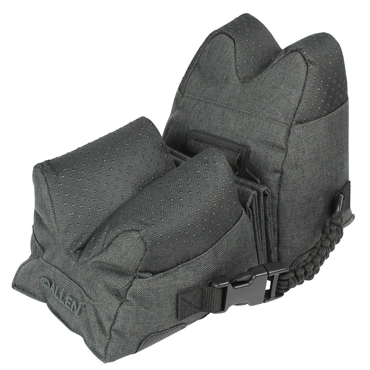 Allen 18415 Eliminator Prefilled, Connected Style Front and Rear Bag Gray Ripstop Polyester, Side Release Buckles, Weighs 9.50 lbs., 26" L x 7.50" H