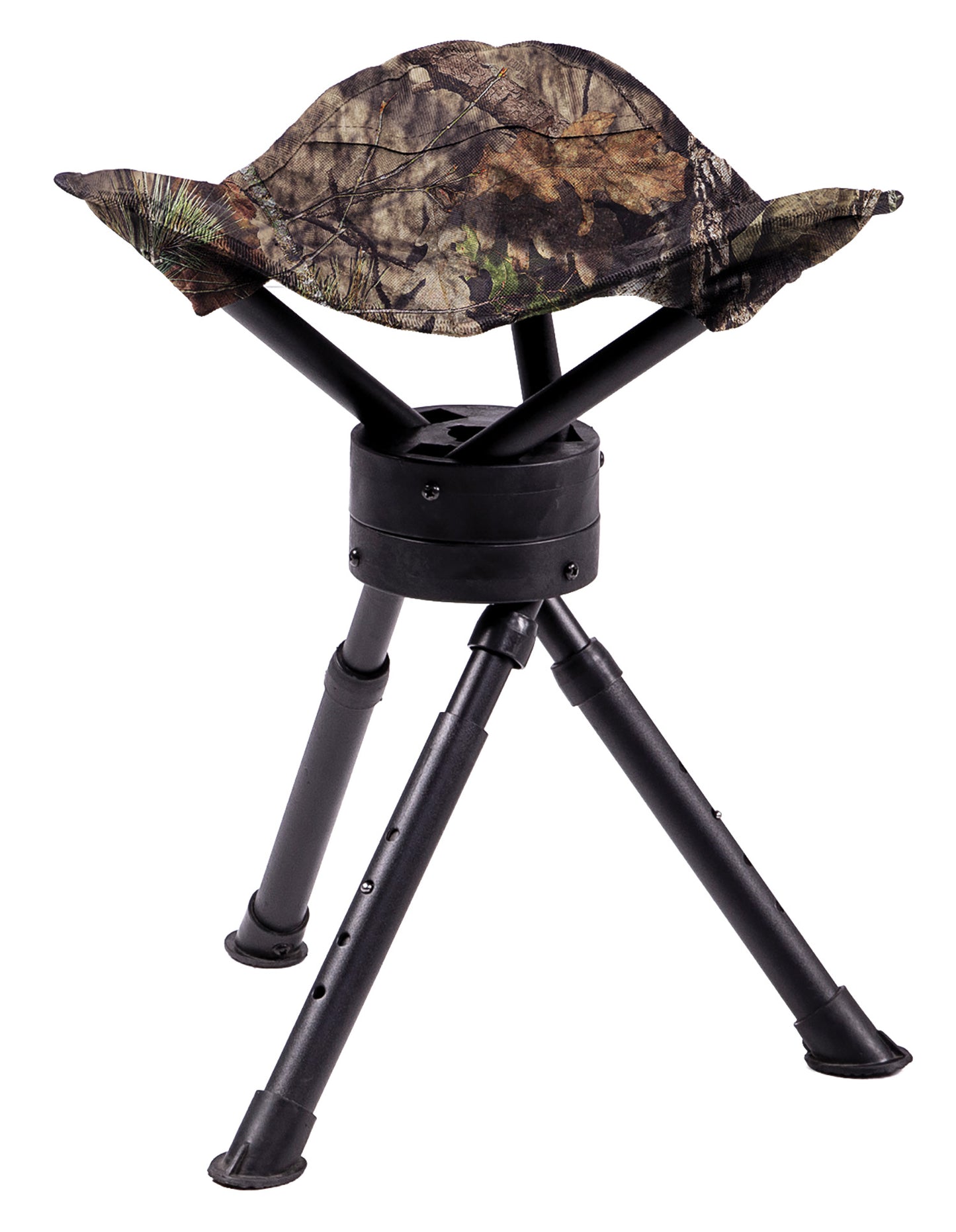 Ameristep AMSAMEFT1011 Tripod Stool 360 Degree Swivel Mossy Oak Break-Up Country Heavy Duty Fabric/Steel