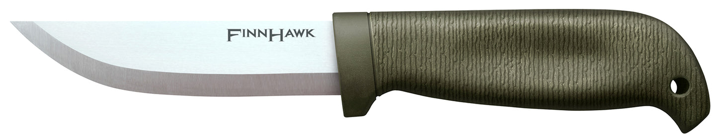 Cold Steel CS20NPK Finn Hawk 4" Fixed Plain Cryo 4116 SS Blade/OD Green TPR Handle
