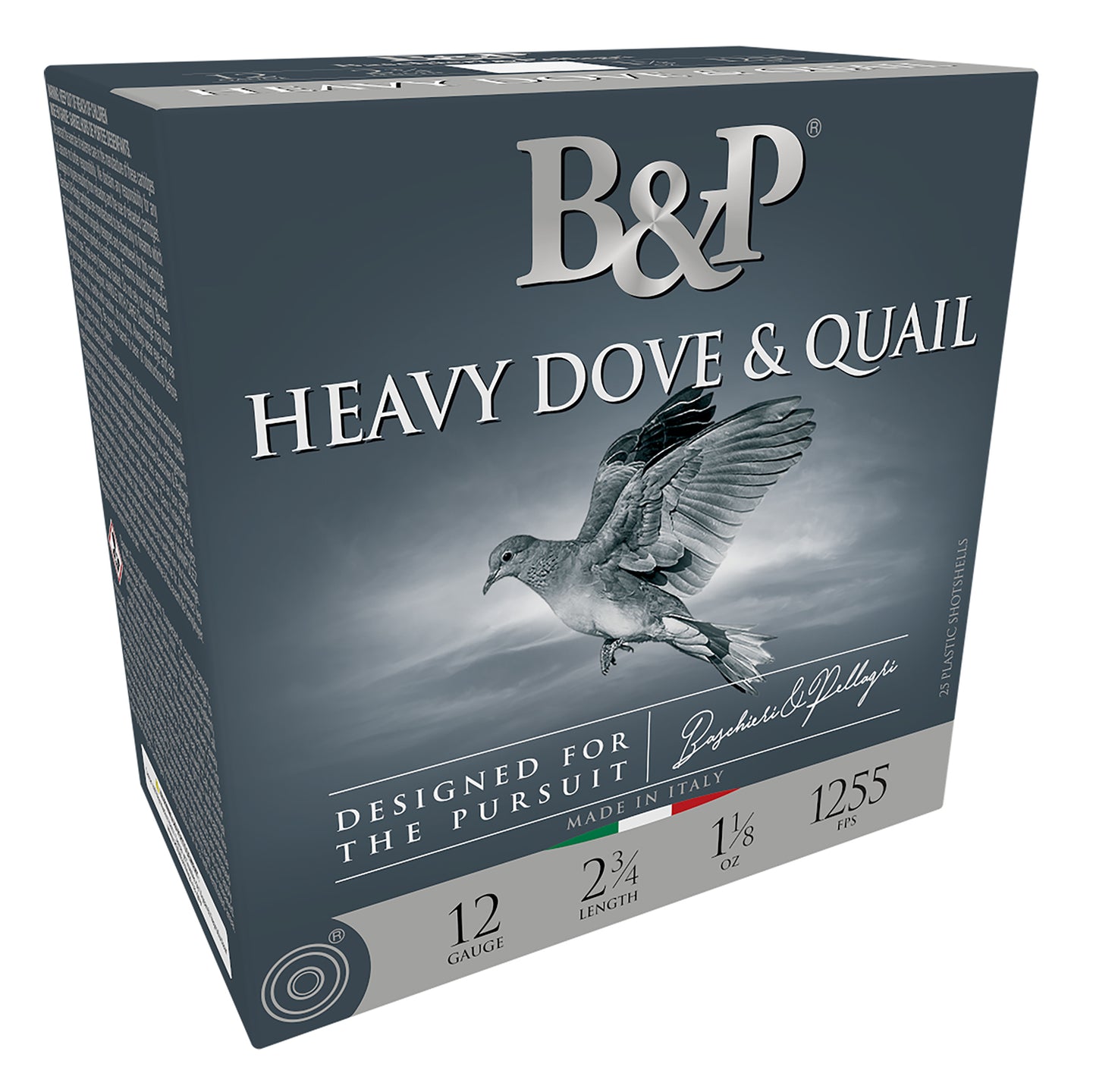 B&P 12B18D75 Heavy Dove & Quail 12Gauge 2.75" 1 1/8oz 7.5Shot 25 Per Box/10 Case