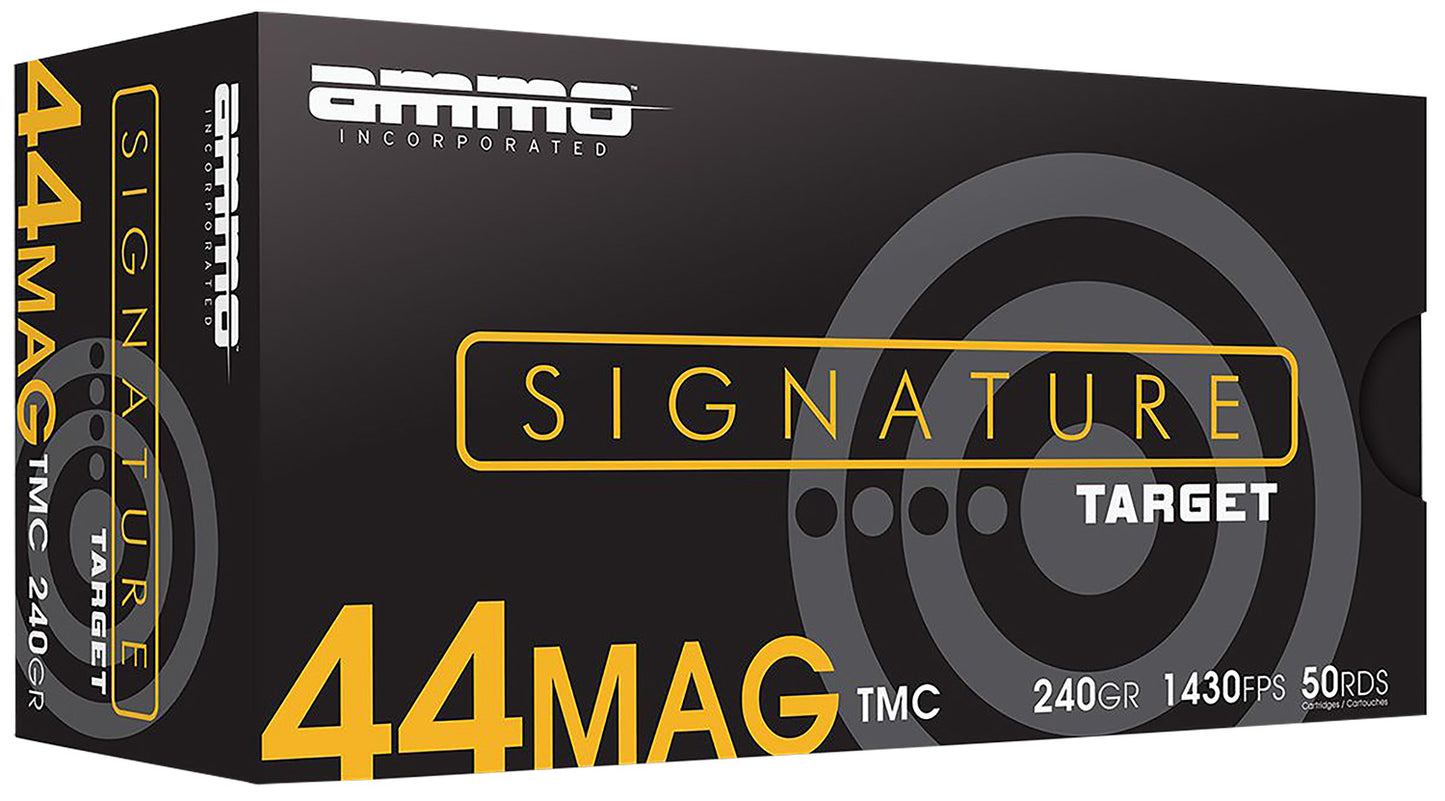 Ammo Inc 44240TMCA50 Signature 44Rem Mag 240gr Total Metal Case 50 Per Box/20 Case