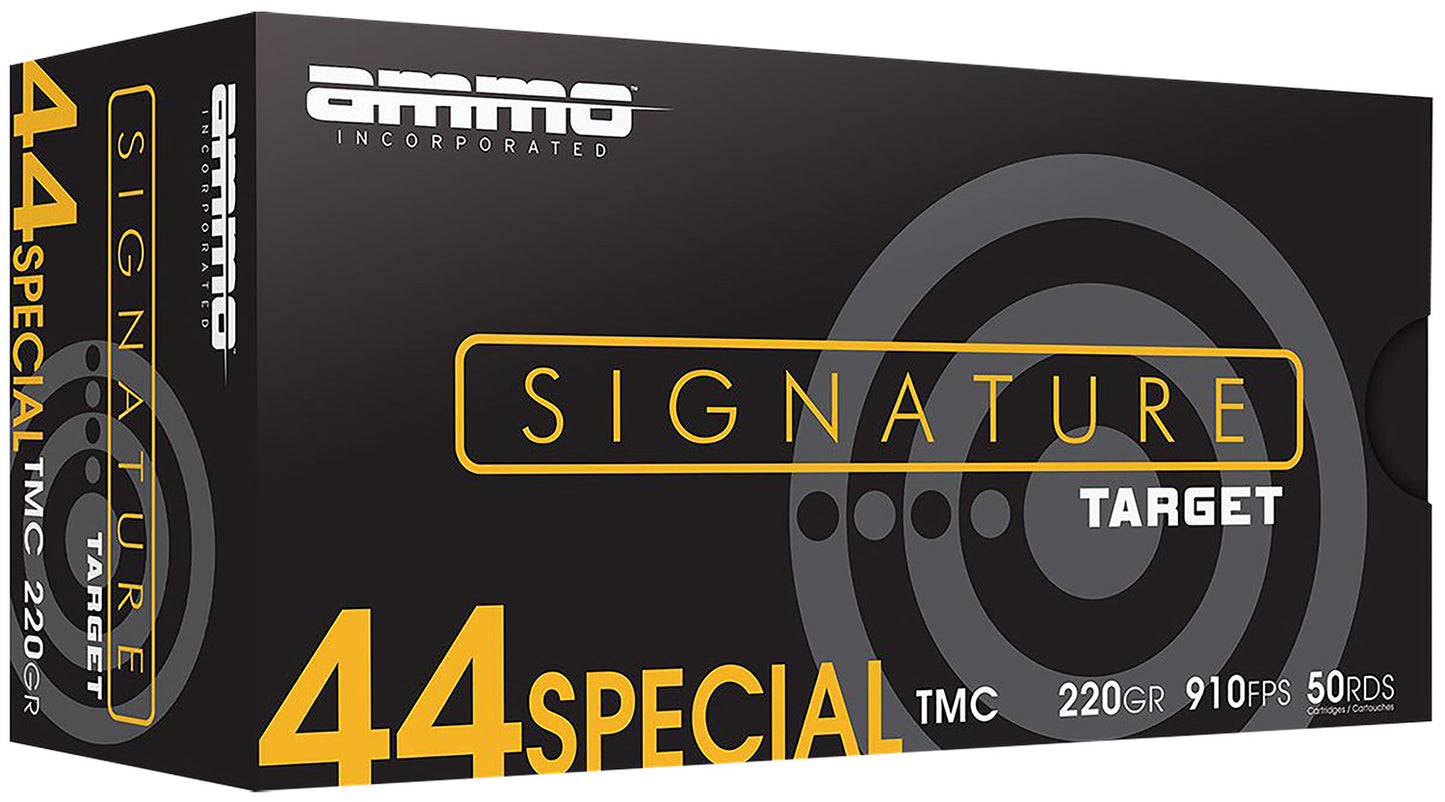 Ammo Inc 44S220TMCA50 Signature 44S&W Spl 220gr Total Metal Case 50 Per Box/20 Case
