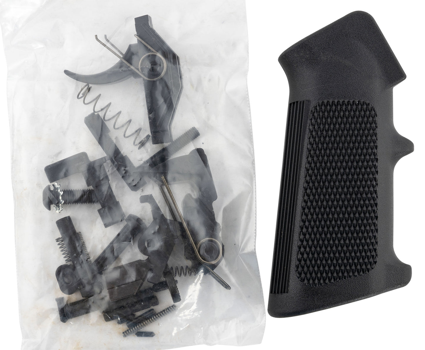 ET Arms Inc ETAPOLYLPK Lower Parts Kit Includes Pistol Grip, Fire Controls, Springs, Pins, Detents & All Necessary Parts For AR-15 Lower, Nano Composite