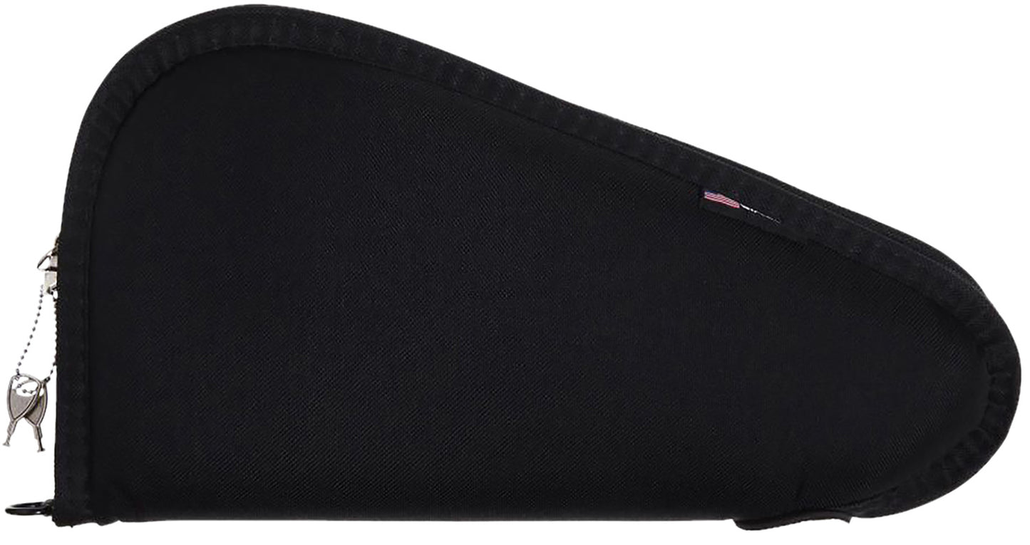 Allen 7413 Locking Handgun Case Black Endura, YKK Zippers & Foam Padding Includes 2 Keys 13" L