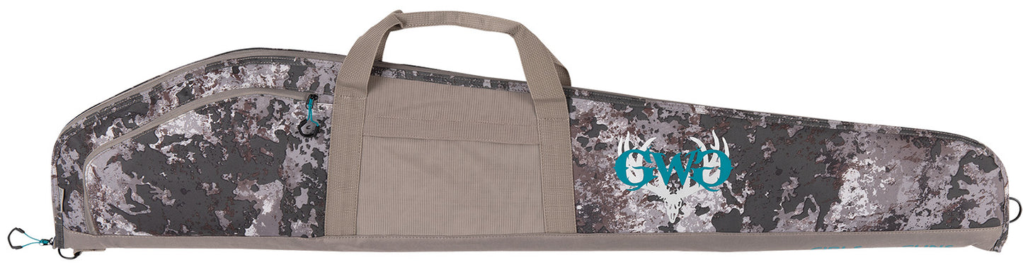 Girls With Guns 1112-46 Artemis Rifle Case 46" Camo Foam Padded interior Lockable Zipper