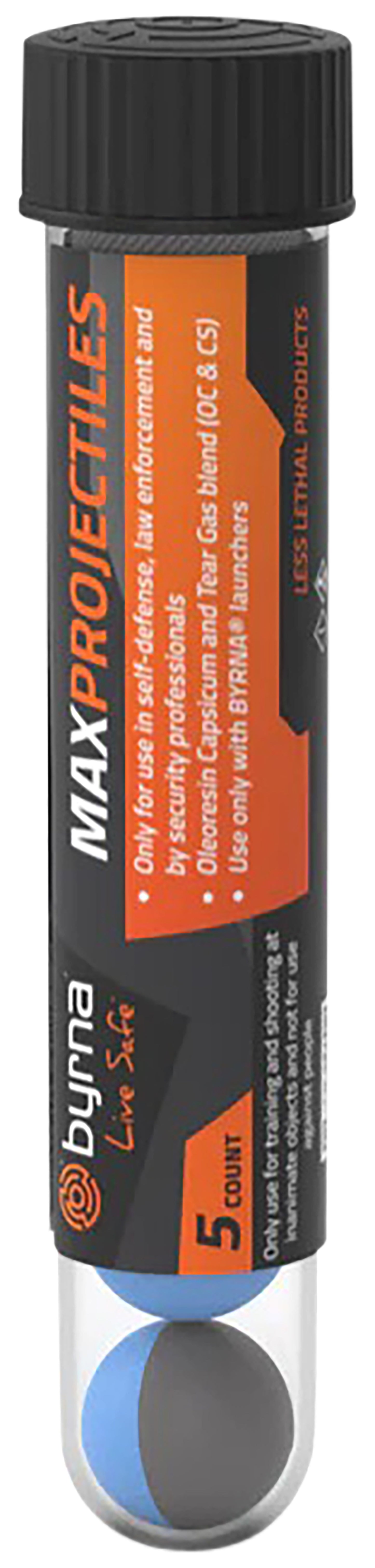Byrna Technologies HH68316 Max Projectiles 5ct Gray/Blue