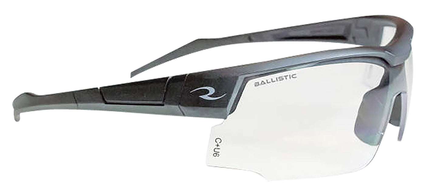 Radians SB0110ID SkyBow Shooting Glasses Clear Lens Black Frame