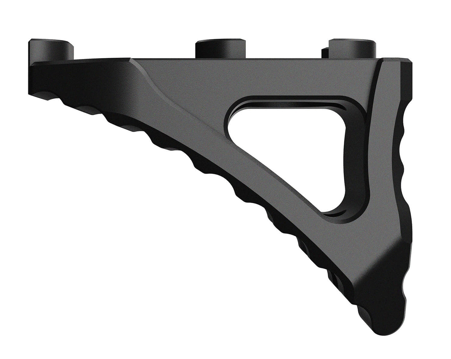 Rise Armament RA030BLK Micro Hand Stop Skeletonized Black Aluminum for M-LOK Handgaurd