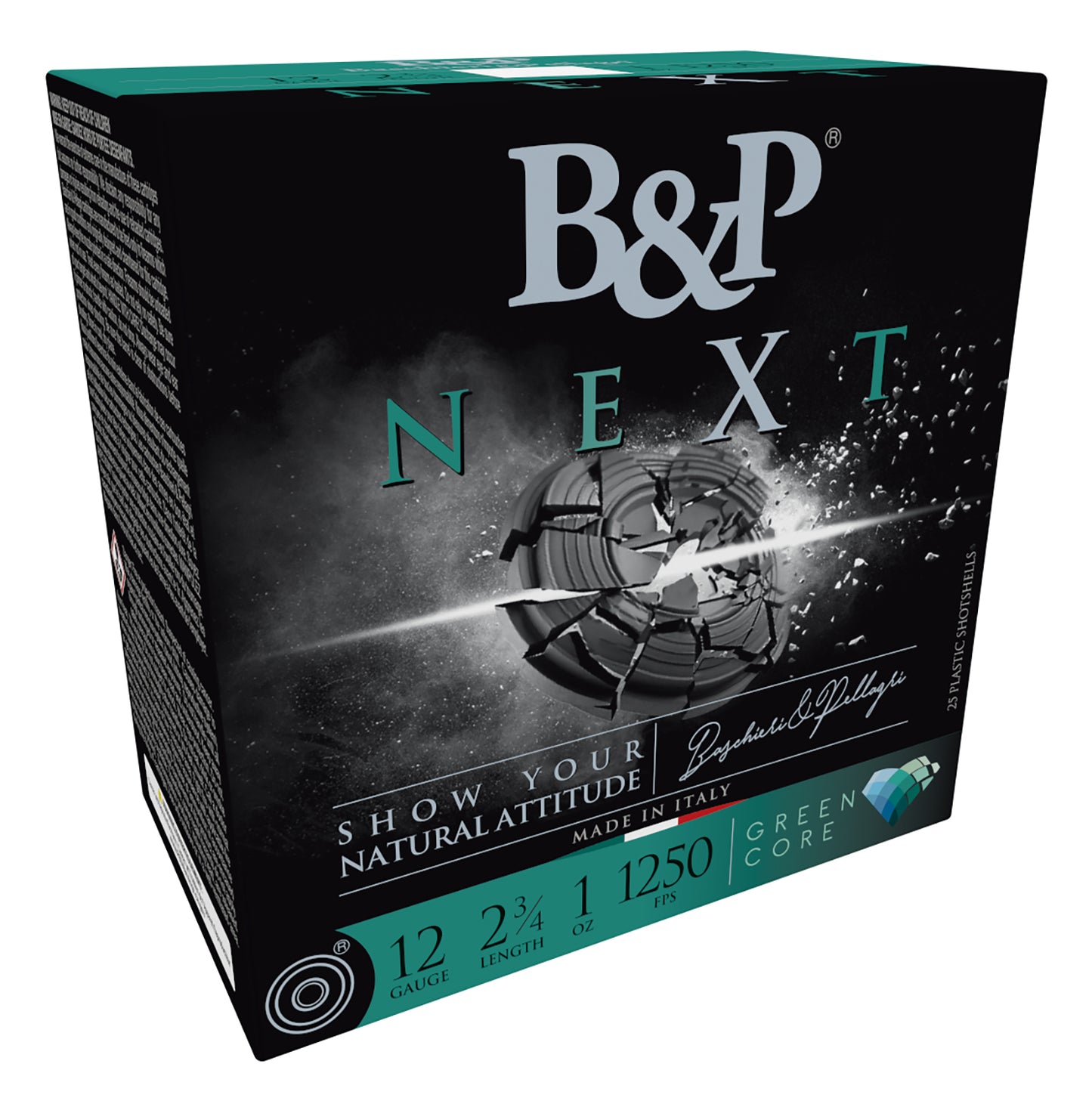 B&P 12B1NX75 Next 12Gauge 2.75" 1oz 7.5Shot 25 Per Box/10 Case