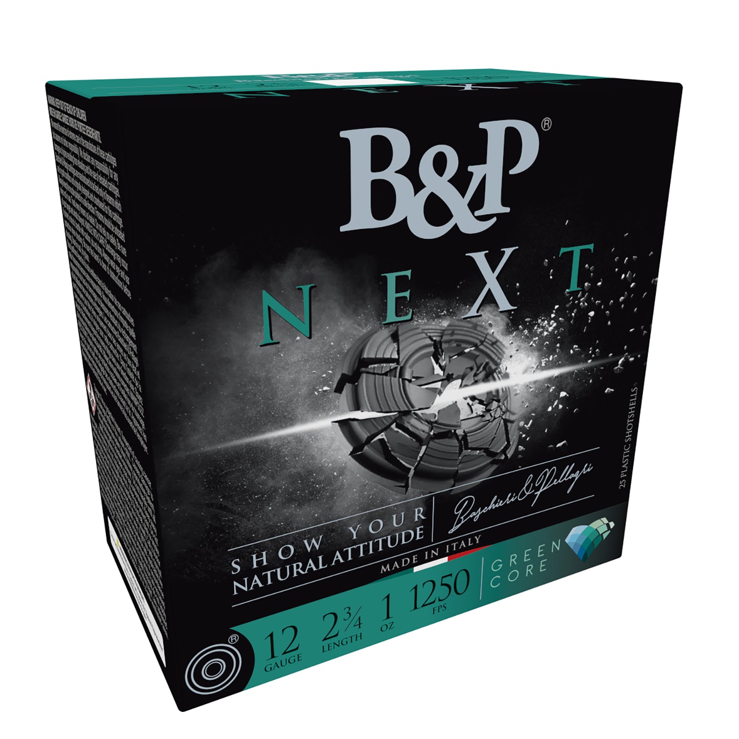 B&P 12B1NX8 Next 12Gauge 1oz 8Shot 25 Per Box/10 Case