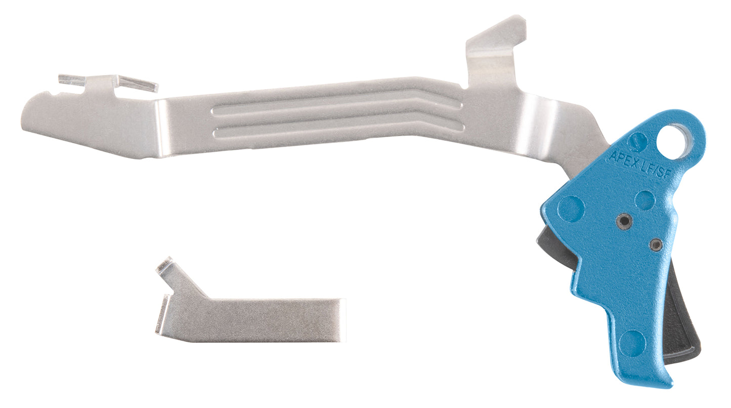 Apex Tactical 102P117BLU Action Enhancement Slim Blue Drop-In Compatible w/Glock 43/43X/48