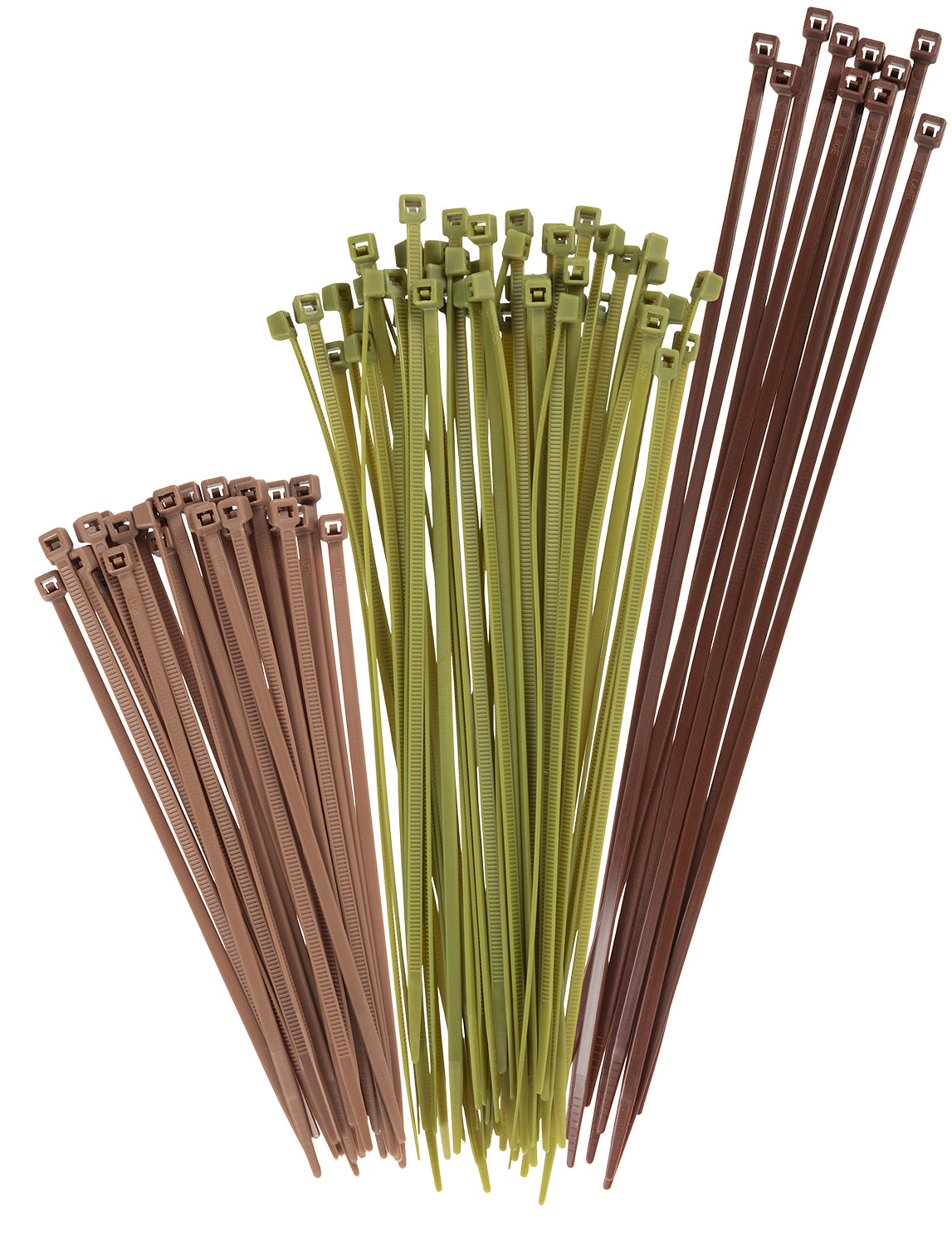 Vanish 15823 Hunting Blind Cable Ties Tan/Green/Brown Nylon 100 PK