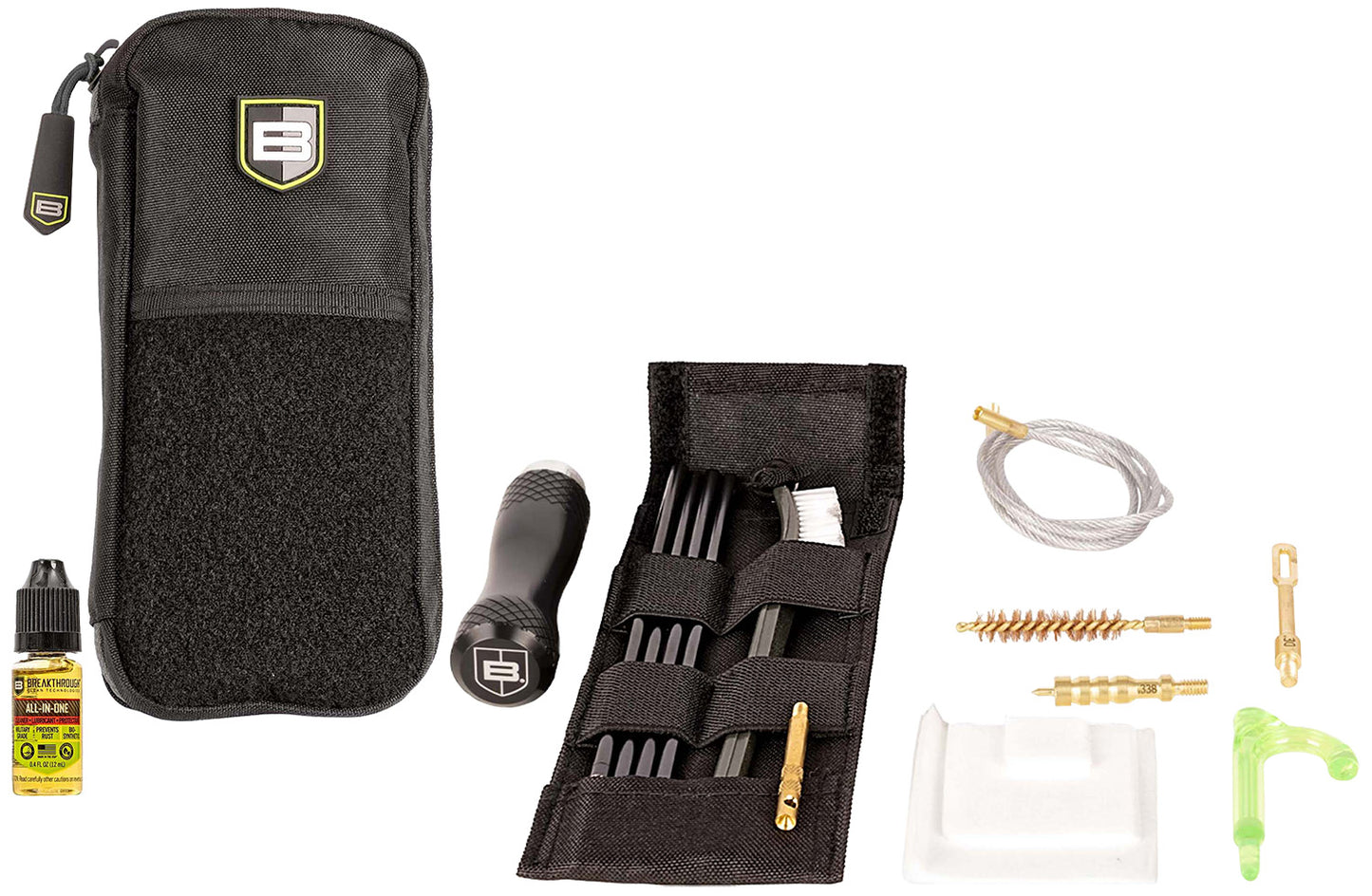 Breakthrough Clean BTMPK338 Badge Rod/Pull Thru Kit .338 Cal